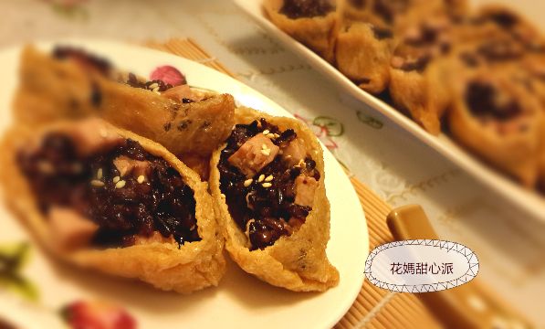 紫米豆皮壽司