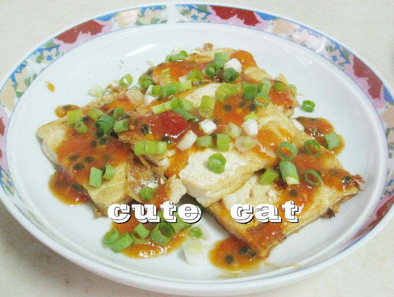 酸甜桔醬豆腐