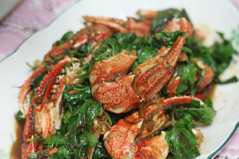 沙茶蟹腳