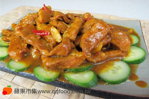 沙嗲炒肉絲