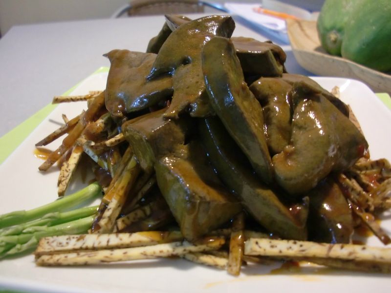 芋酥蜜汁豬肝