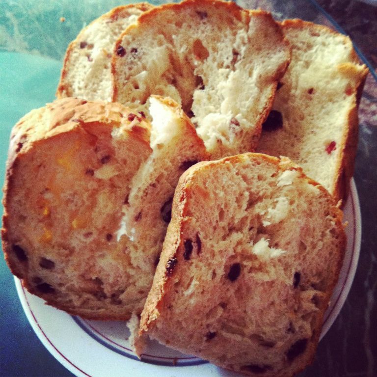 [麵包機食譜]蔓越莓核桃蜂蜜軟吐司