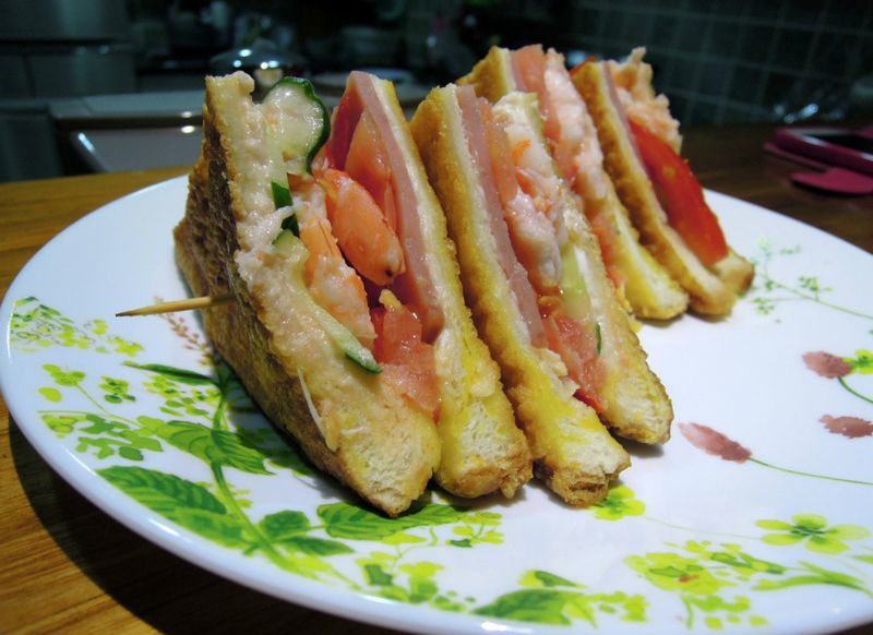 【動手作料理】安永鮮物 白蝦 鮮蝦三明治