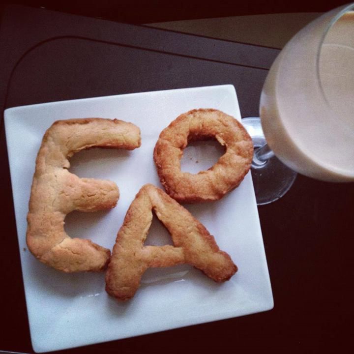 簡易字母餅乾 Welcome-Back Cookie