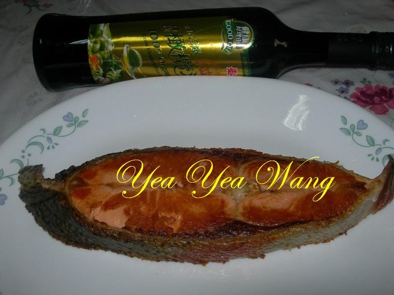 [泰山第一道冷壓橄欖油]香煎鮭魚