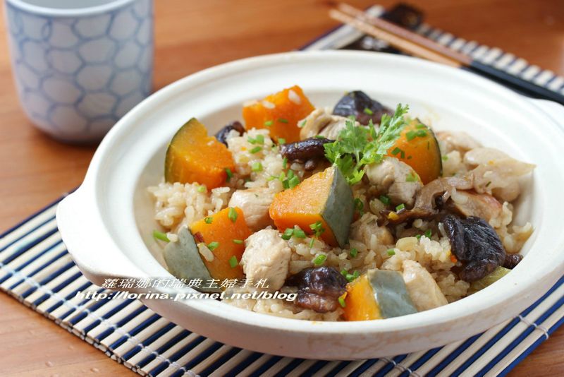 我也做了~媽咪的聰明料理術雞肉南瓜炊飯