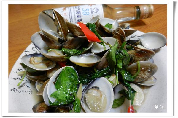 塔香蛤蜊-金門高粱飄香料理