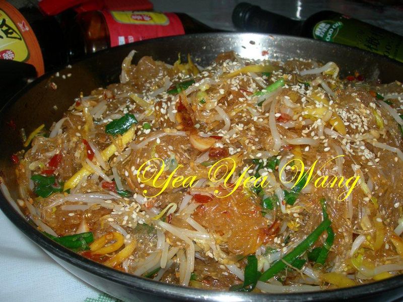 [泰山第一道冷壓橄欖油]豆芽拌冬粉