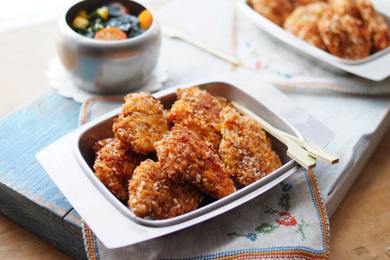 【妞仔。小家微食堂】熱量少一半的偽炸雞