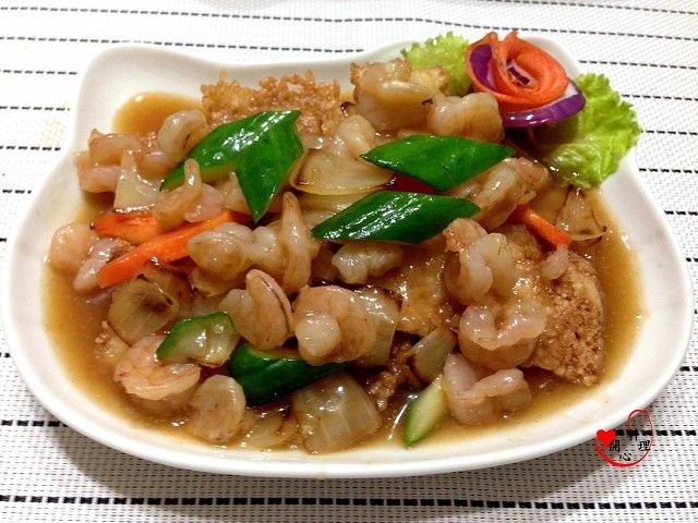 自制鍋巴蝦仁