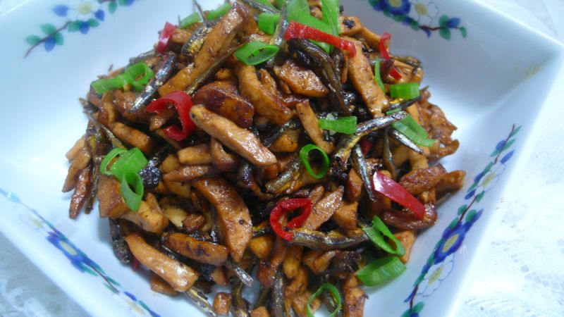 lanni 豆乾小魚