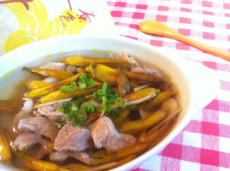 【臺東農產好料理】金針肉片湯