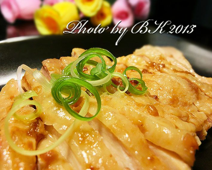 美味油蔥雞
