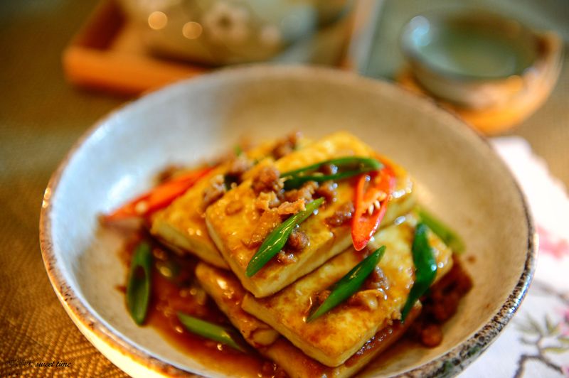 肉末燒豆腐