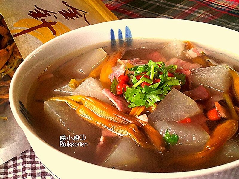 金針培根冬瓜湯【臺東農產好料理】
