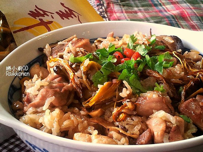麻油金針雞肉飯 【臺東農產好料理】