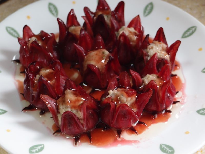 洛神花鑲肉