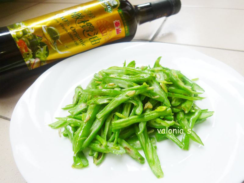 【泰山橄欖油】蒜香豆絲