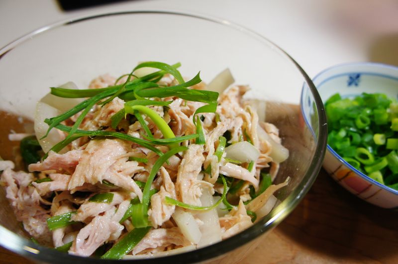 蔥油手撕雞【金門高粱飄香料理】