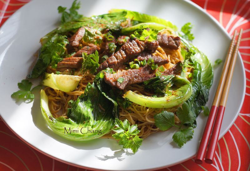 Mimi♥沙茶牛肉炒麵