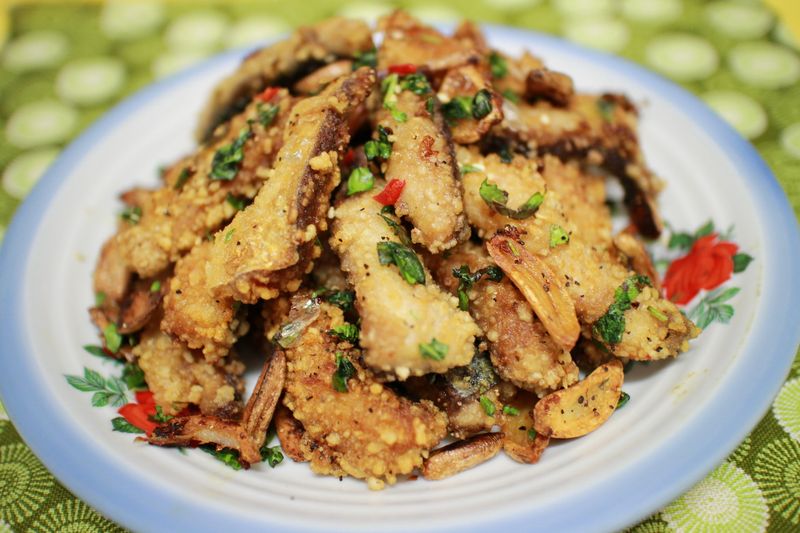 蒜香鯖魚條