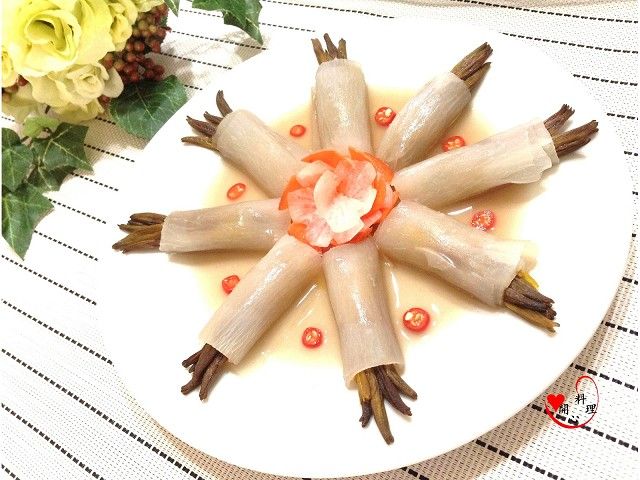 白玉金針素捲【臺東農產好料理】