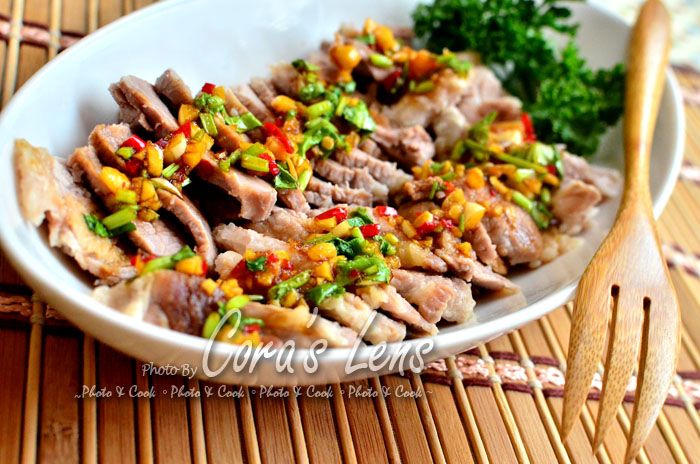 蒜醬梅花肉