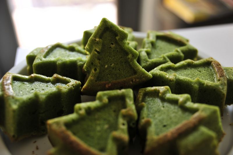 芙利安法式抹茶蛋糕 | Aux Matcha friand à la maison