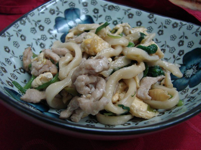 ~肉絲蛋乾拌~