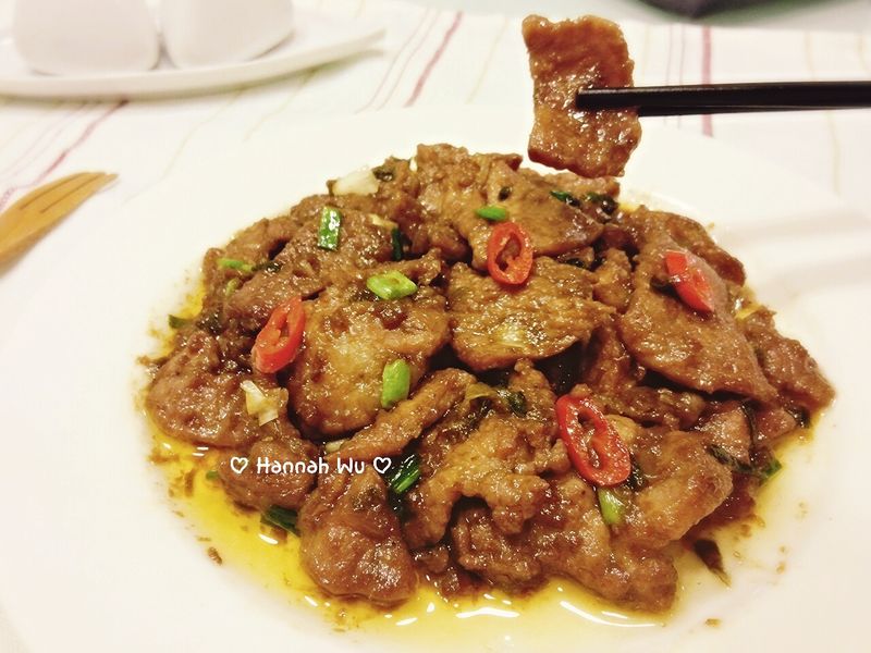 沙茶肉片