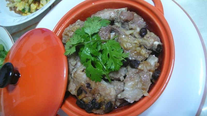 lanni 蒸醬油麴豆鼓地瓜排骨