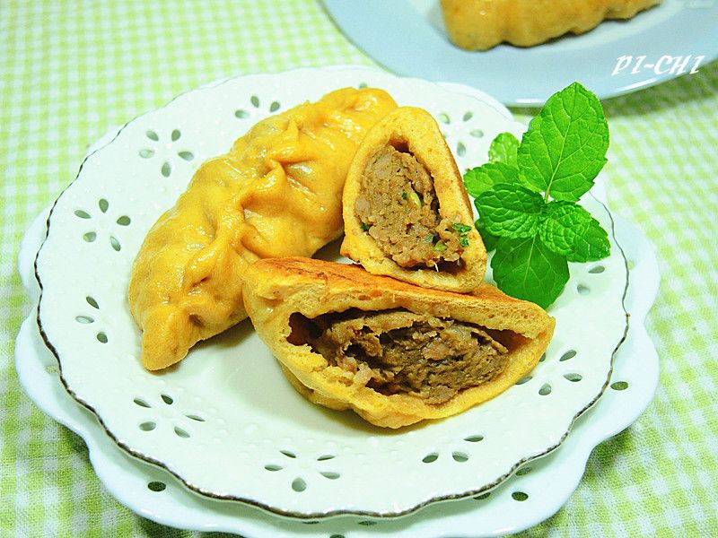 蔥肉咖哩煎包[牛頭牌咖哩塊]