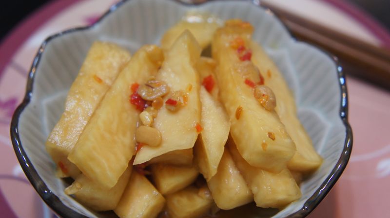 醃大頭菜....