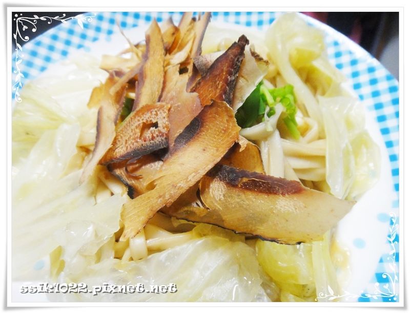 柴魚風味乾麵 ♪ 臺東農產好料理