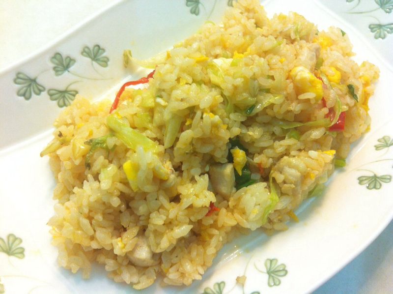 * 辣味奶油炒飯