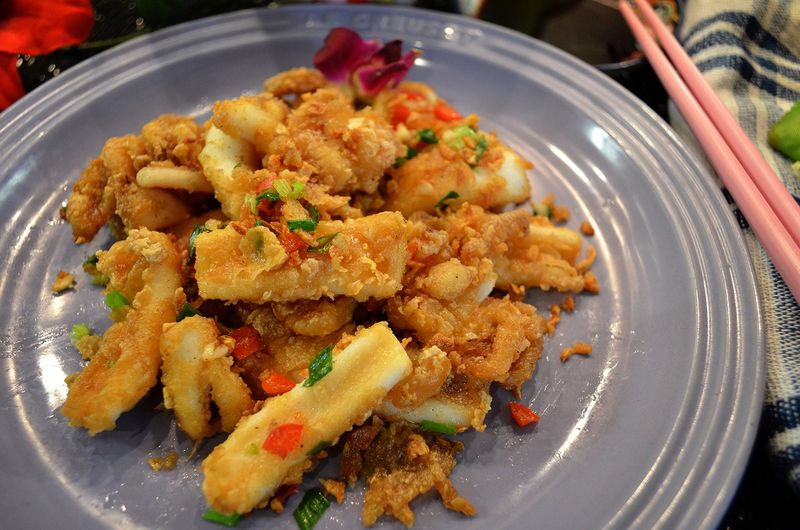 酥化椒鹽鮮魷