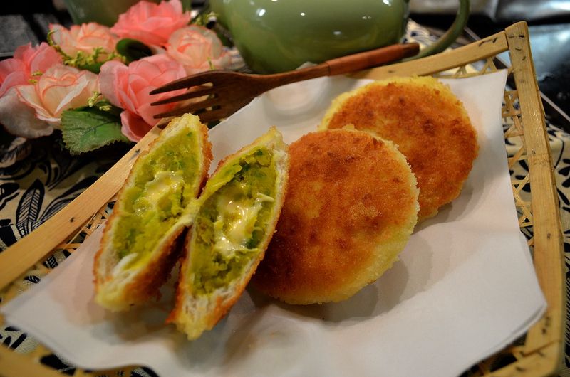 香脆南瓜土司包