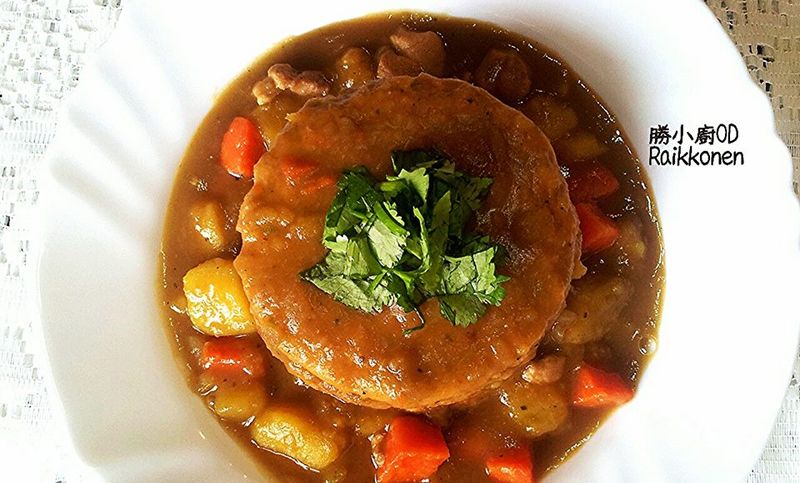 咖哩豆渣煎餅【牛頭牌咖哩塊】