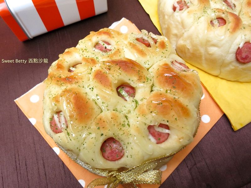 熱狗小餐包花圈