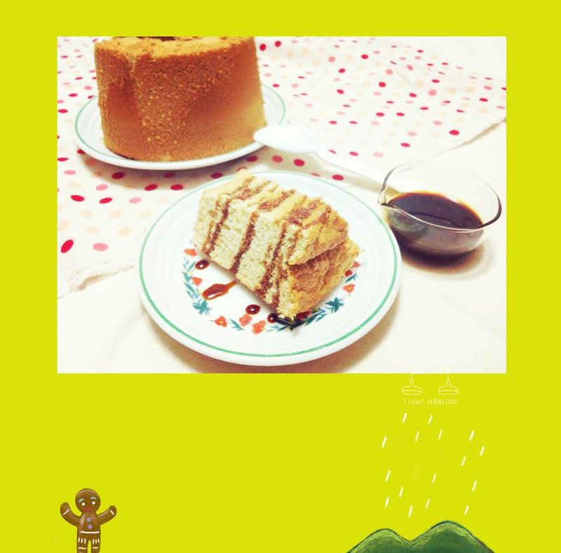 自製薑汁黑糖蜜&薑餅風味戚風