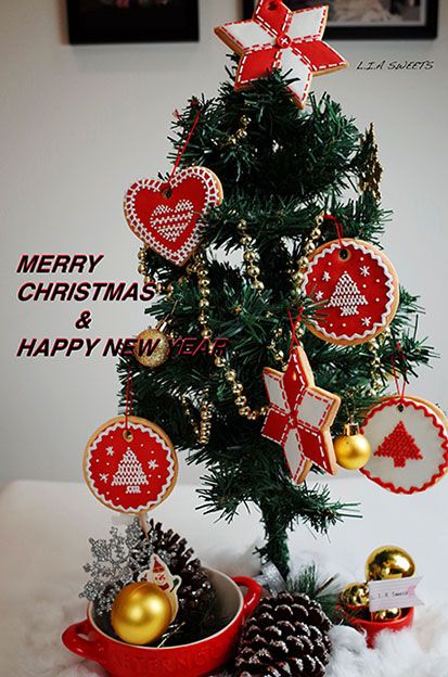 Christmas tree 裝飾餅乾
