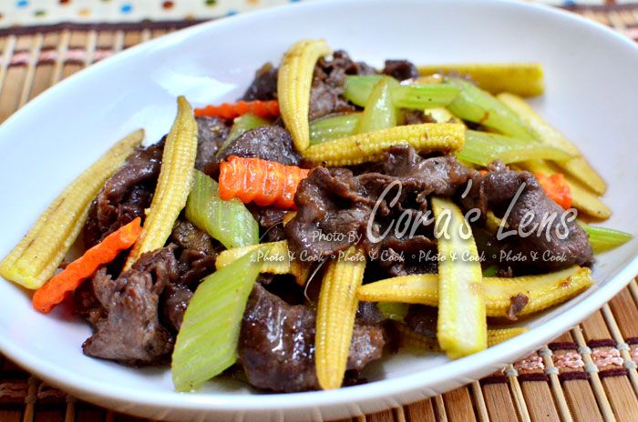 家常炒牛肉片