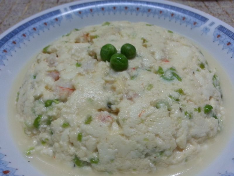 豆腐蝦仁碗蒸