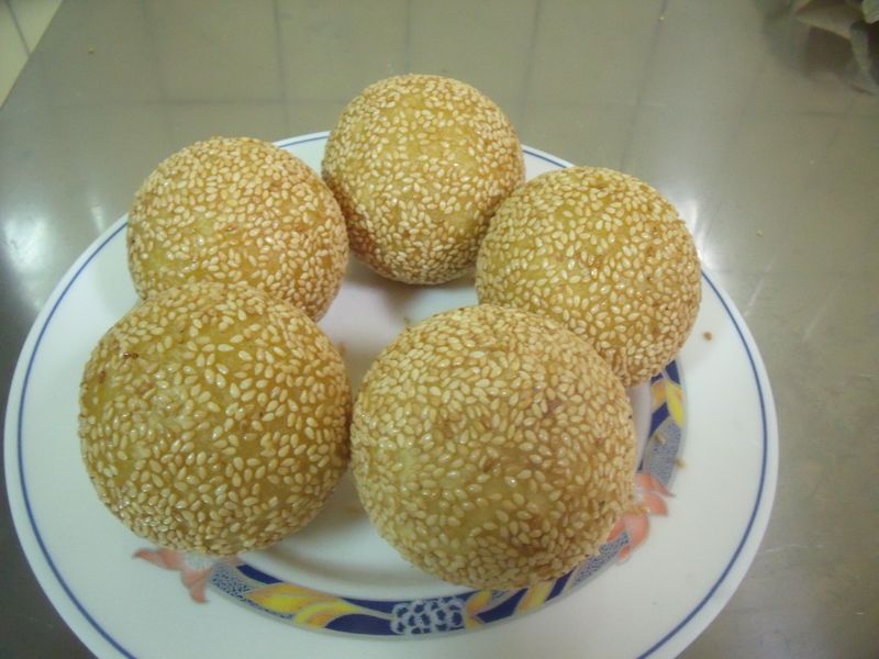超簡單的-芝麻球