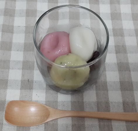 水果白玉湯圓