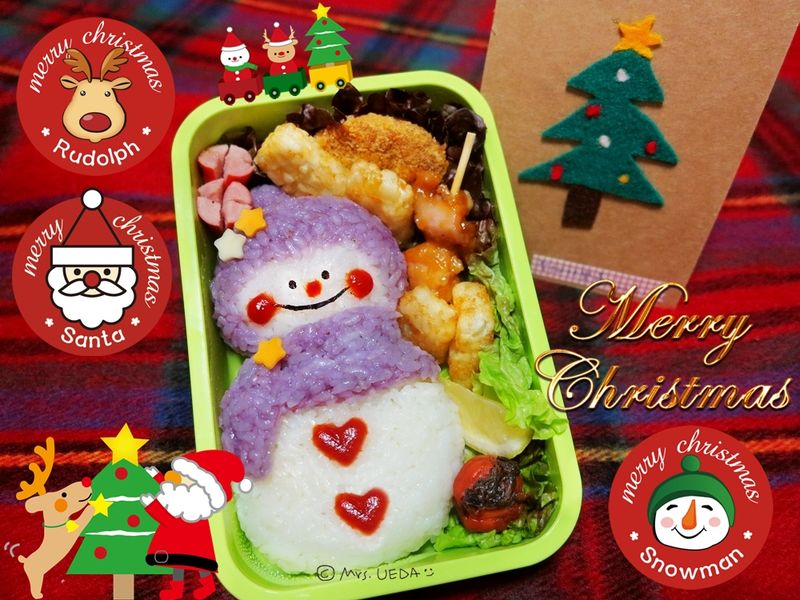 ♥上田太太愛睏哈欠便當♥(溫暖雪人篇)