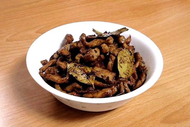 肉桂炒豬絲
