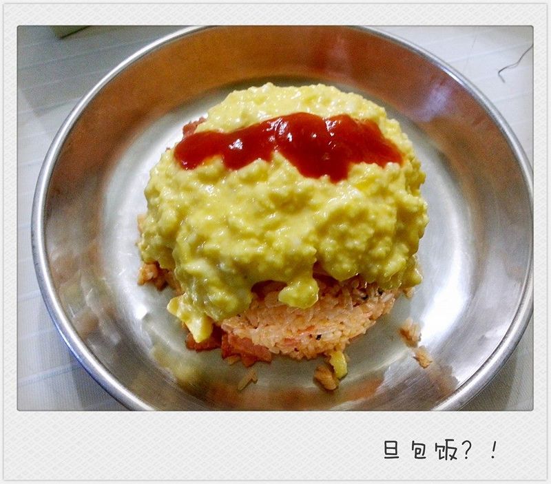 [懶人料理]孖寶滑蛋炒飯