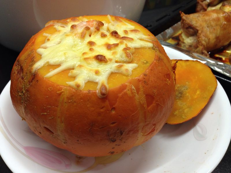 南瓜芝士焗飯