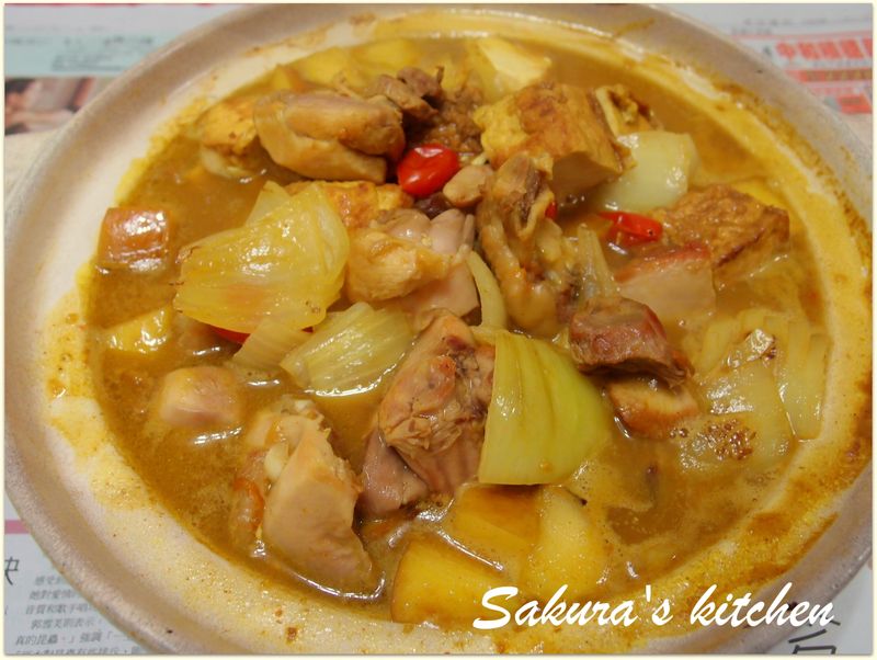 ♥我的可果美咖哩豆腐鍋♥